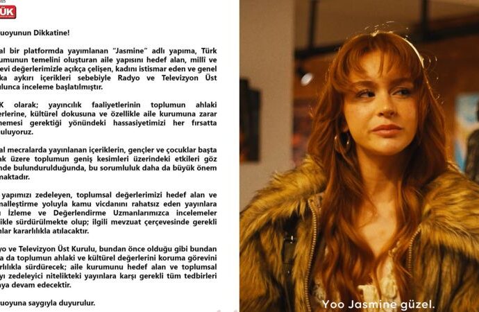 Jasmine RTÜK HBO Max Turkey Instagram profile