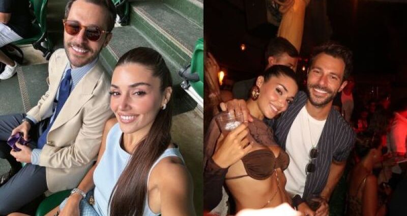 Hande Ercel and Hakan Sabanci (Instagram)