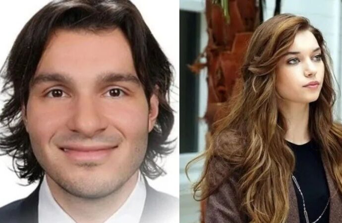 Afra Saraçoğlu and Turkish businessman Poyraz Yosmaoğlu. (Instagram)