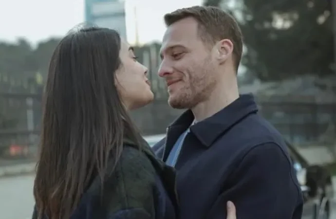 Kerem Bürsin and Lizge Cömert. (Çarpıntı series)